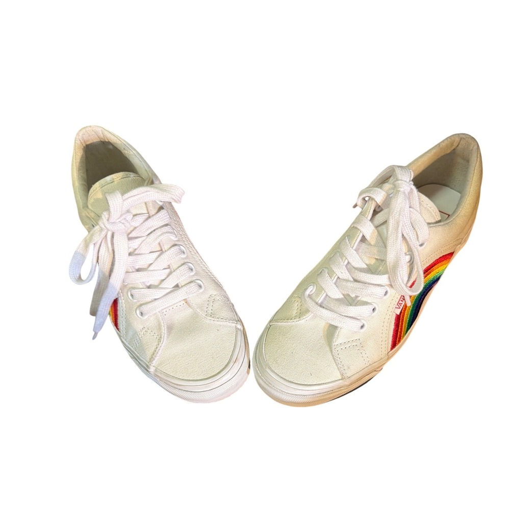 Vans Lampin 86 DX 'Pride Off The Wall Rainbow Stripe Low Top Sneakers Skate
